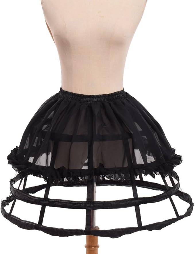 Pannier Petticoat Women Victorian Bustle Cages Hoop Skirt Cage Skirt for Women