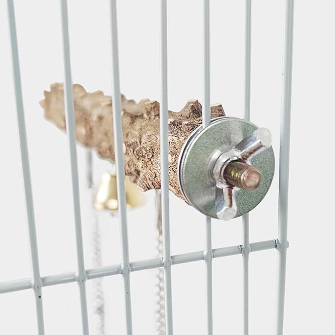 Bird Cage Screws, Bird Perch Screws, Nuts and Make Bird Perches, Stand Platform Accessories for Fixing Pet Cage, Playground Perch, Food Feeder (20, 5cm(1.9inch))