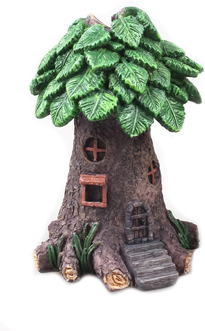 Resin Tree Aquarium Castle, Natural Fish Tank Décor, Ornaments Safe Decorations, Cute Lively Tree Aquarium Decoration, Fish Tank Display Decor.