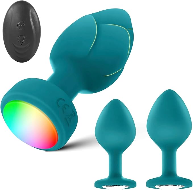 Multi-Function Teasing Wand with Colorful Light and Remote Control for Adults VN34724