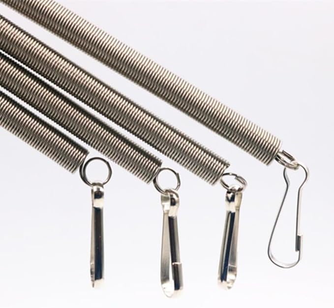 10Pcs Spring with 2 Clips, Wire Cage Clips for Small Pet Water Bottle, Rabbit, Guinea Pig, Hamster