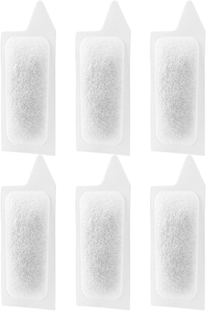 Replacement Small Size Cartridges Compatible with Tetra Whisper Small Fish Tanks Filter; Small Fish Filter Cartridges S Size for Aquarium Kits 3-10 Gallons Fish Tank, 6 Pack