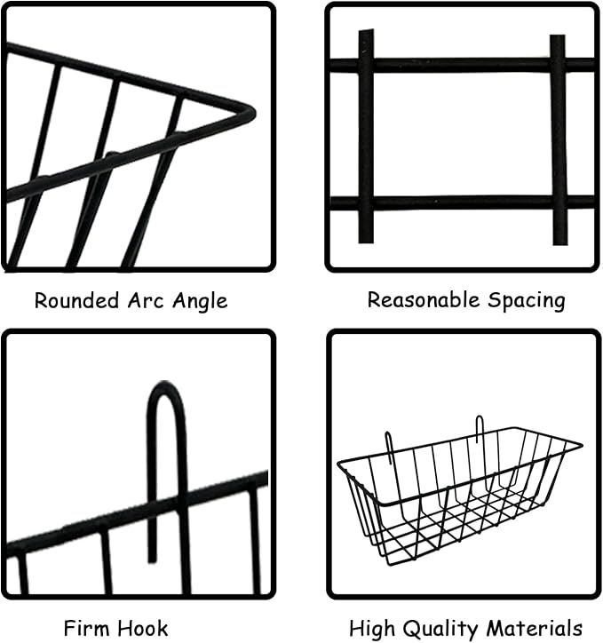 Rabbit Hay Feeder Rack Guinea Pig Hay Dispenser for Cage Hanging Metal Feeder Small Animals Hay Holder Manger for Rabbits Guinea Pigs Chinchillas Ferrets (Black - 2 in a Group)