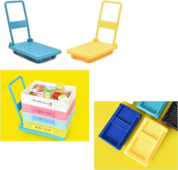 Hamster Plastic Toy, Small Animal Mini Car Bed, Cute Cage Decor Photo Toys Trolley, Relax Habitat House Accessories, Sleep Pad Rest Nest for Hamster, Mice, Rat, 2 Pack