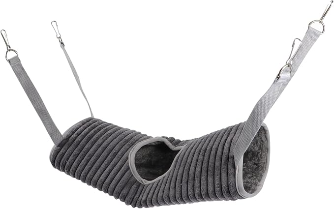 SUPVOX Hanging Hammock for Small Animals Ferret Plush Soft and Breathable Pet Tunnel