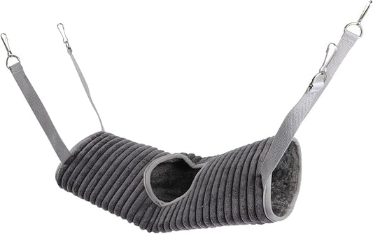SUPVOX Hanging Hammock for Small Animals Ferret Plush Soft and Breathable Pet Tunnel