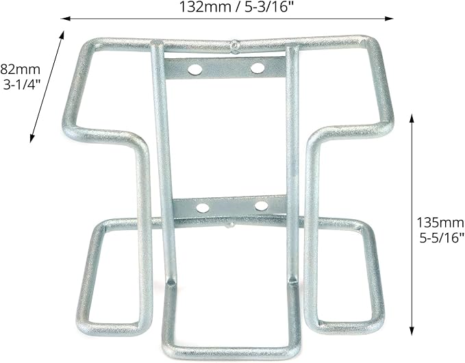 QWORK 4lb Salt Block Holder for Deer Blocks, 2 Pack Mineral Salt Block Holder, Used for Goat Mineral Block