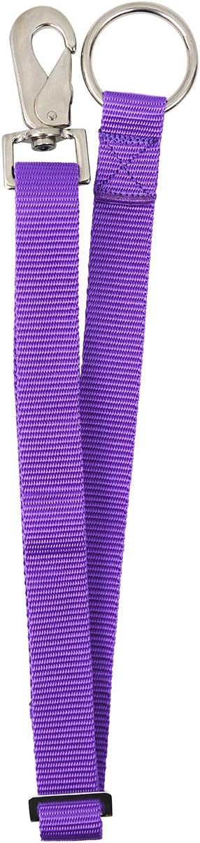 Derby Originals Heavy Duty Adjustable 30” Nylon Hanging Bucket Straps for Water and Feed Buckets - Available in 16 Colors and Patterns (Light Purple)