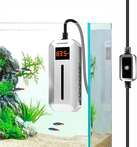 Submersible Aquarium Heater with LED Digital Display 150W Fish Tank Heater for 14-22 Gallon Freshwater Saltwater Tank, Auto Thermostat Overheat Protection(Not Suitable for Low-Water Turtle Tanks)