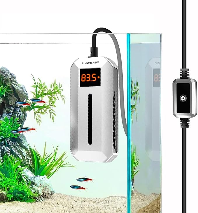 Submersible Aquarium Heater with LED Digital Display 200W Fish Tank Heater for 23-27 Gallon Freshwater Saltwater Tank, Auto Thermostat Overheat Protection(Not Suitable for Low-Water Turtle Tanks)