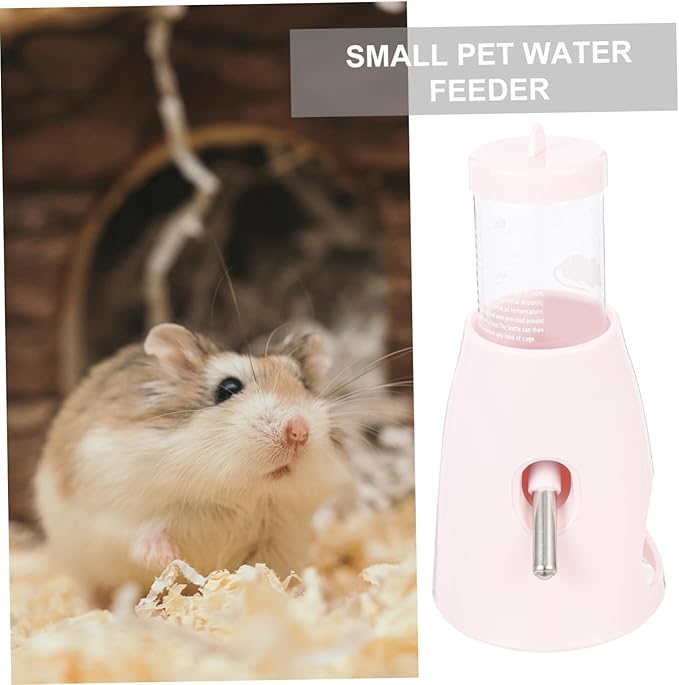 Standing Water Feeder Delicate Hamster Water Bottle Floor Chinchilla Accessory