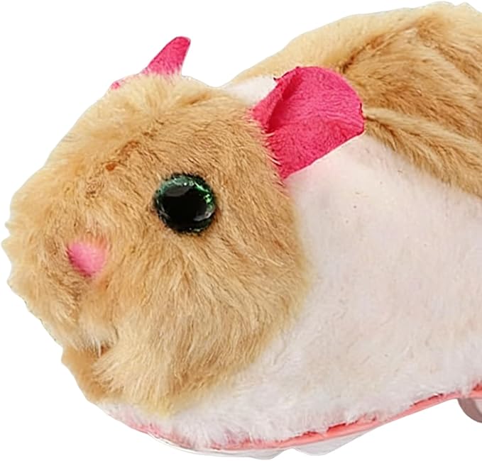 Hamster Ball Large | Automatic Rolling Ball Hamster | Cat Hamsters Wheel Toy | Electric Plush Hamsters Interactive Toy | Cats Hamst-er Running Exercise Hampster Toys for Kids Cats and Dogs