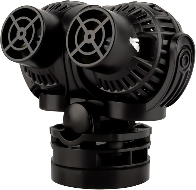 FREESEA Aquarium Circulation Pump Wave Maker Power Head with Magnetic Mount Suction for 20-75 Gallon Saltwater Freshwater Tank (1600 GPH, Black)