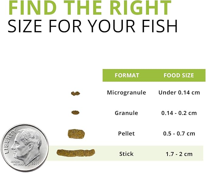 Fluval Bug Bites Bottom Feeder Fish Food, Sticks for Medium to Large Sized Fish, 4.59 oz., A6587 (Pack of 2)