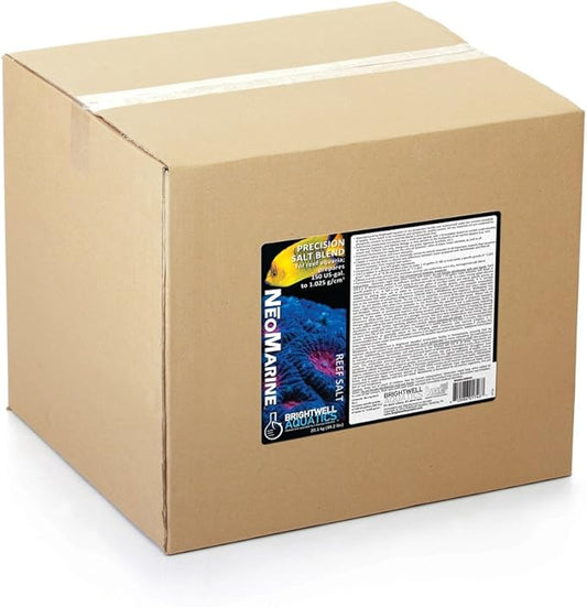 Brightwell Aquatics - NeoMarine Marine Salt Blend for Reef Aquarium - Fish Tank Starter Aquarium Salt - Aquarium Water Treatments, 150-GAL