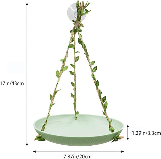 Frog Swing Toys, Frog Habitat Platform, Tank Aquarium Terrarium Decoration Accessories Suitable for Amphibians Frogs Geckos Hermit Crabs Hamsters Guinea Pigs Parrots Lizards.