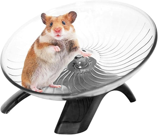 Hamster Wheel, Hermit Crab Climbing Toys Silent Exercise Running Wheel, 18cm Small Animal Exercise Wheels Hermit Crabs Wheel for Hamsters, Gerbils, Mice or Other Small Animals