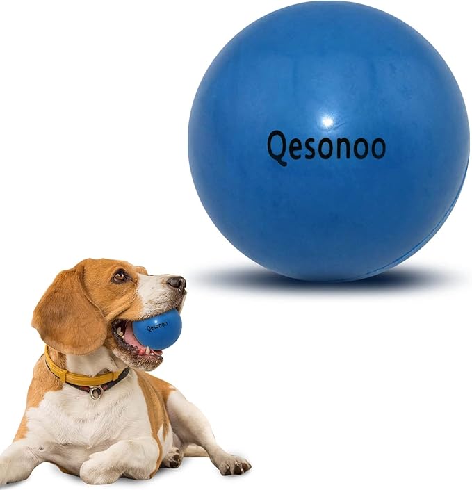 Dog Balls Indestructible,Solid Rubber Bouncy for Dogs Aggressive Chewers Large Breed,Non-Toxic&Floating&High Elasticity,Durable Fetch Ball Medium to Chew,Play and Training