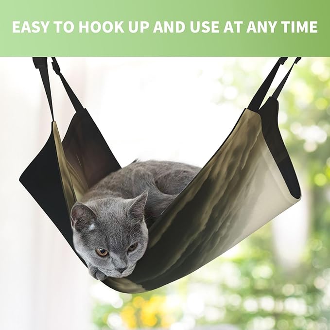 A Massive Tornado Large Printed pet Hammock - Sleeping Hammock for Cats, Ferrets, Puppies, Rabbits, Small Animals