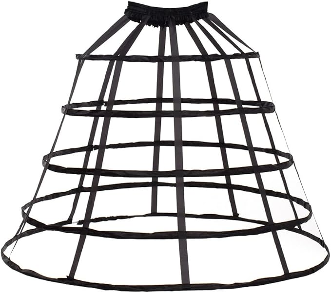 GRACEART Victorian Dress Pannier Hoop Skirt Bustle Cage Skirt