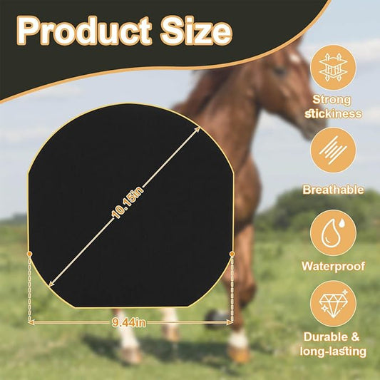 Ecliptica 6 Pack Horse Hoof Tape, Hoof Abscess Pads Wrap for Horse, Breathable Hoof Tape Hoof Packing for Hoof Laminitis Abscess Relief & Wound Management Additional Protection for Horse Hoove