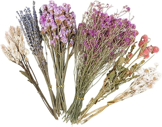 Natural Dried Flower Hamster Sprays for Hamster Cages, Decorative Floral Hamster Bedding Decors, Small Animal Houses & Habitats Hamster Cage Accessories