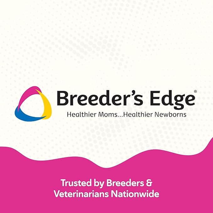 Breeder’s Edge Oxy Mate, Prenatal Vitamin Supplement for Pregnant Dogs and Cats, Supports Healthy Pregnancy, Red Blood Cell Production & Fetal Development, 30ct Meat Chew Treats