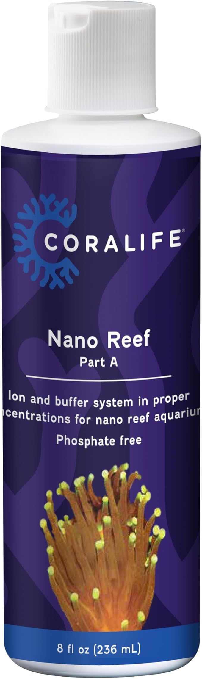 Coralife Saltwater Fish Tank Aquarium Nano Reef Part A and B, 8 oz