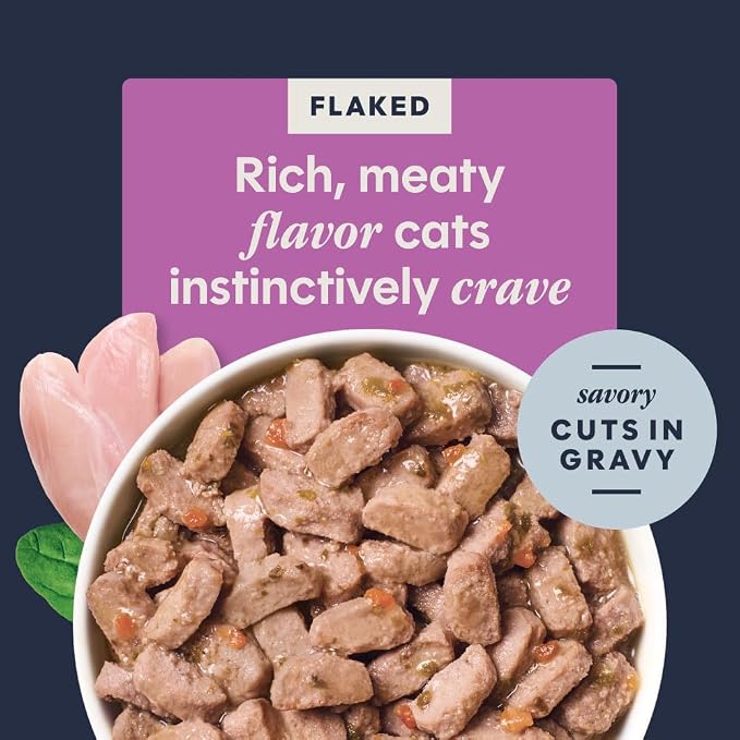 Instinct Flaked Entrees, Wet Canned Cat Food, Rabbit, 3 oz. (24 Count)