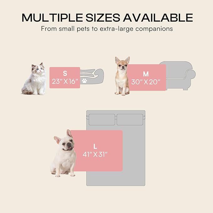 Luciphia 300GSM Fleece Dog Blanket for Small Medium Large Dogs 3D Jacquard 1 Pack 3 Flannel Puppy Cat Pet Throw Blankets Soft Washable Decorative Furniture Protect Pcs3-Grey/White/Pink, L(41''x31'')