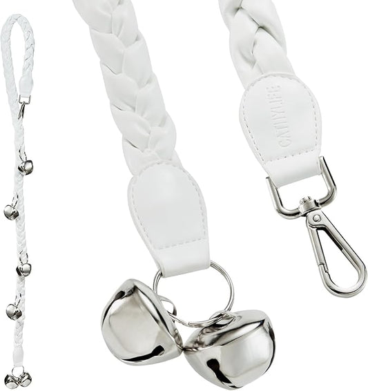 Dog Doorbells for Potty Training, Poly Urethane Puppy Door Bells, Hand-Woven Dog Bells for Dog Training, Extra Loud Bells for Door Knob, Ring to Go Outside Doggie Pet Supplies.