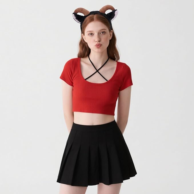 Pistha 2 PCS Animal Ears Headband Cute Furry Animal Ears Headbands for Halloween Costume