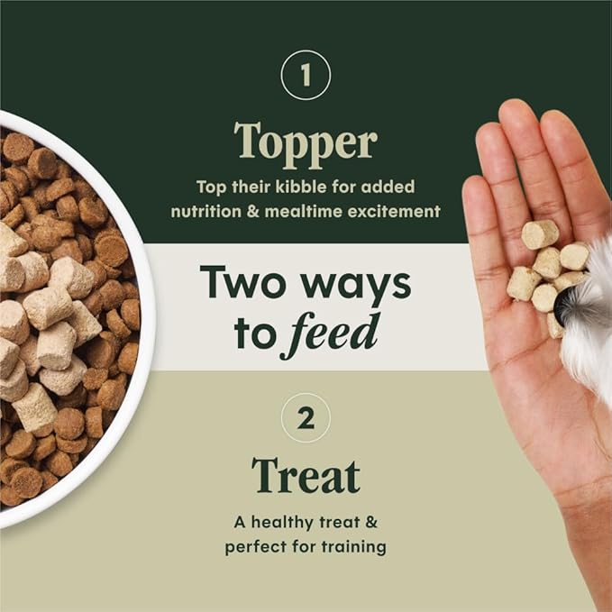 Instinct RawBoost Mixers, Freeze Dried Dog Food Topper, Grain-Free - Cage Free Chicken, 14 oz. Bag