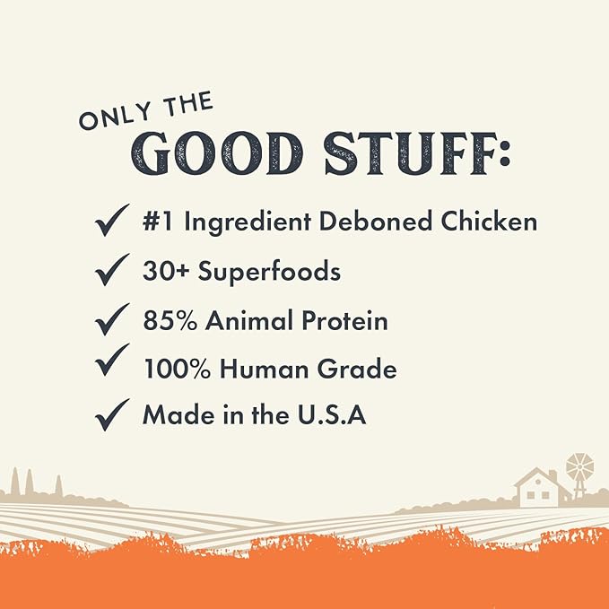 Health Extension Gently Air Dried Chicken Dog Food, (12oz, 340 g) – Complete & Balanced with 85% Animal Protein and 30+ Superfoods for All Life Stages