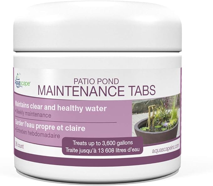 Aquascape 40004 Container Water Garden and Pond Maintenance Treatment, 36 Tabs, white