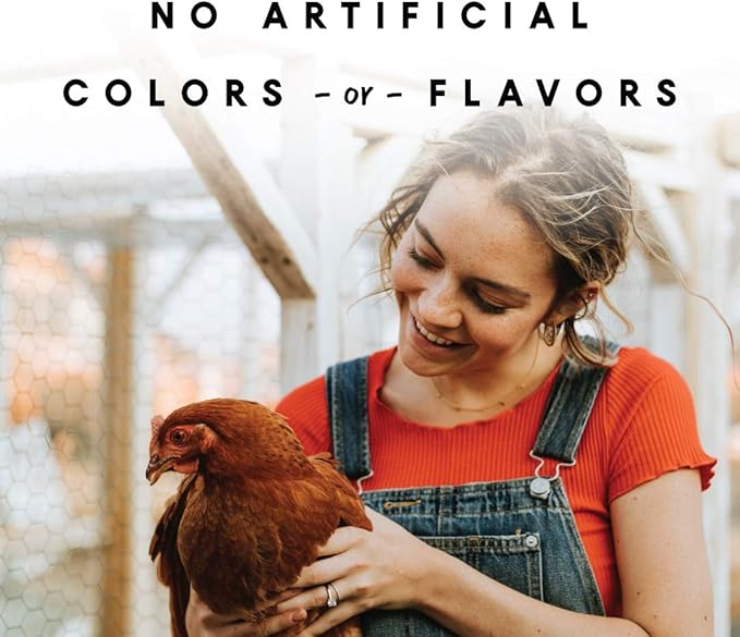 Manna Pro Chicken Feed, 16% Protein Layer Crumbles with Probiotics for Digestive Health, Complete Feed for Laying Hens to Support Egg Production, Nutrient-Rich Chicken Food, Made in USA, 8 lb Bag
