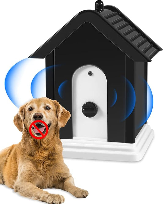 Anti Bark Device for Dogs, 3-Speed Adjustable, Suitable for Most Dogs from 6 Months to 8 Years Old, Waterproof and Durable for Outdoor Use