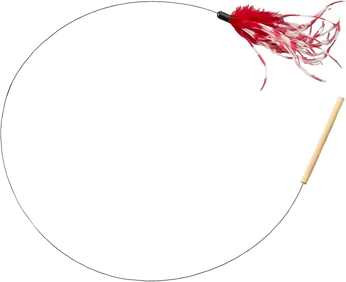 SPOT Teaser Wand Cat Toy, 44", Assorted, Model Number: 52058