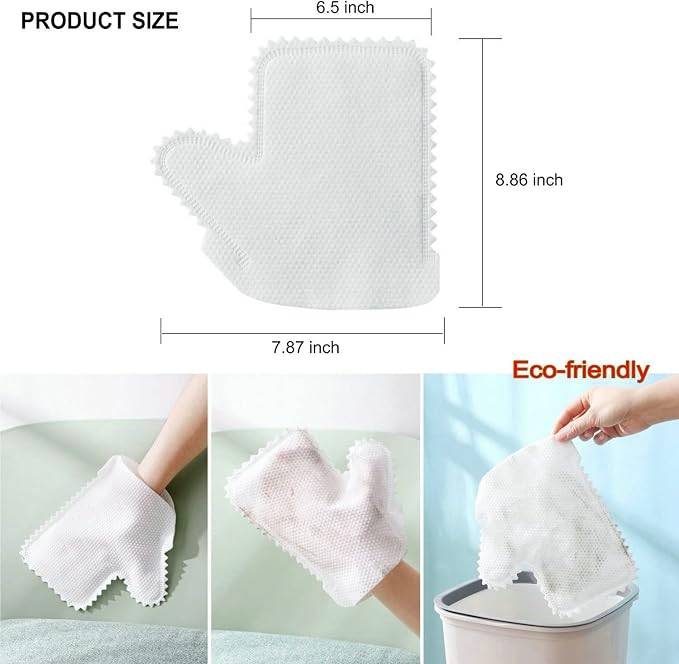 Home Disinfection Dust Removal Gloves Microfiber Dust Remove Glove Non-woven Fish Scale