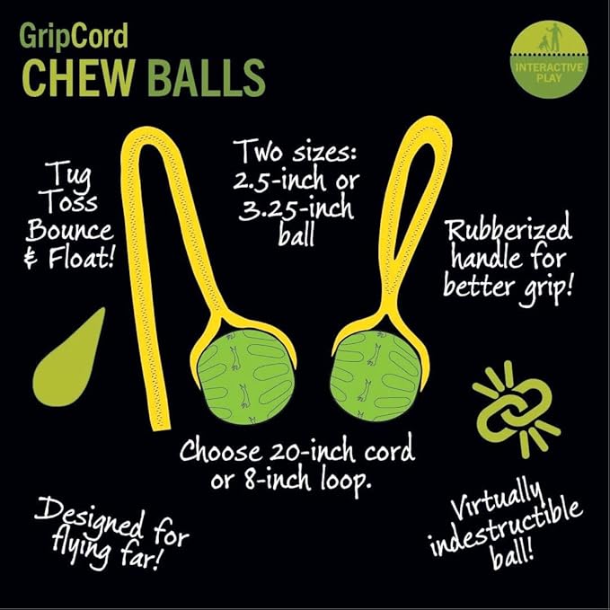GripCord Chew Ball Cord Medium