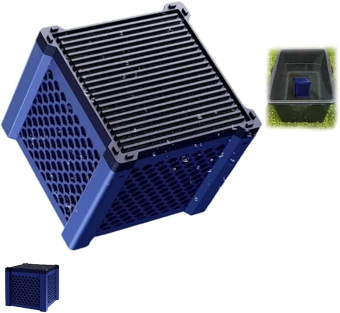 Ecological Aquarium Water Purifier, a new Type of Fish Tank Filter Cube, Suitable for Aquariums, Ponds, and Horse troughs Filters (Blue) (1)