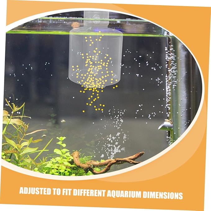 FRCOLOR Aquarium Fish Feeding Ring Fish Food Holder with Hook for Betta Shrimp Turtle Feeding