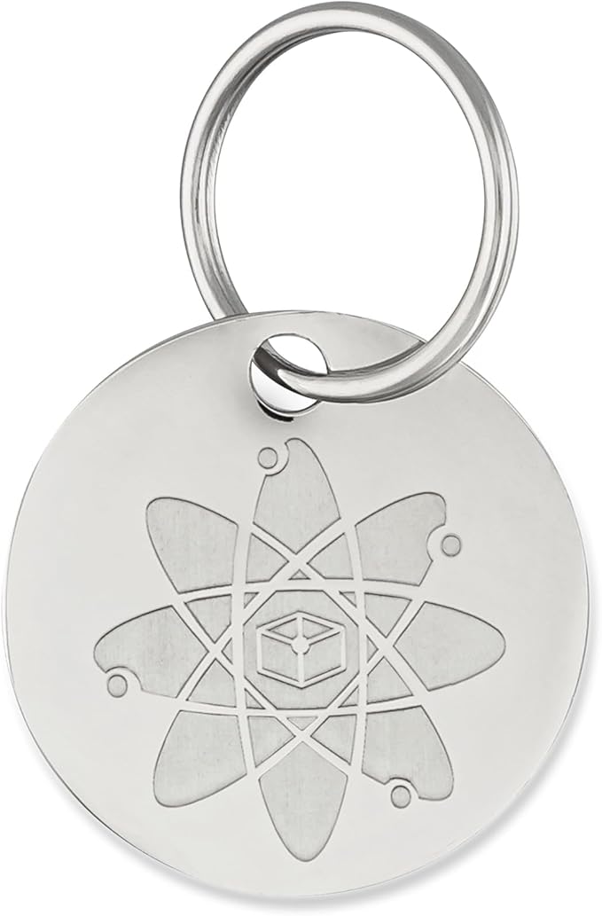Shield Tag - Natural Flea & Tick Repellent Collar Tag for Dogs & Cats - Waterproof, Lasts 12 Months - Stainless Steel Pendant - Regular Tag (1Pack)