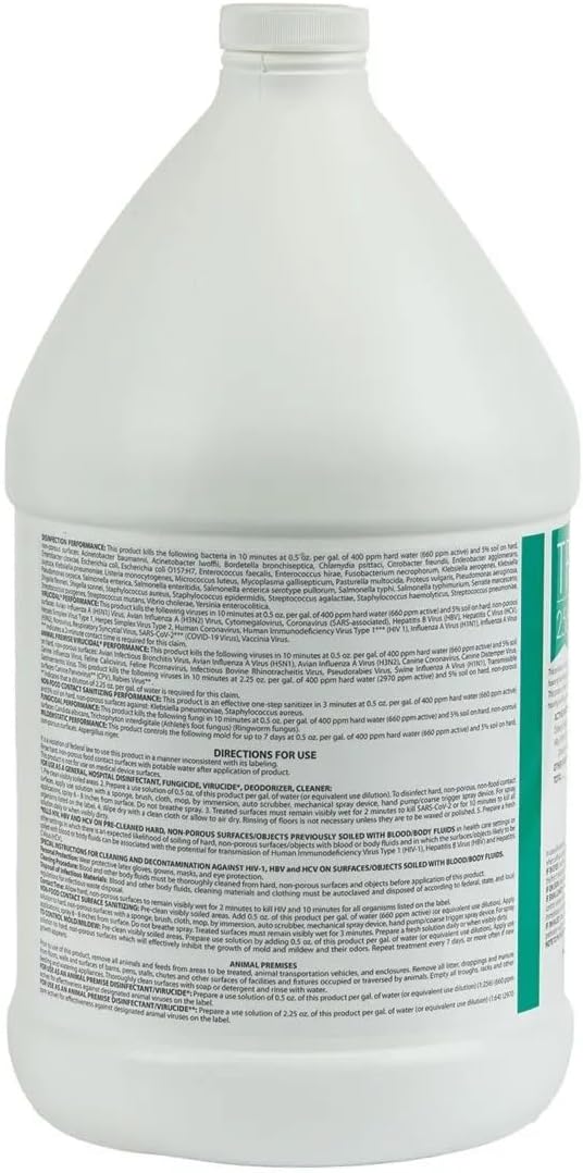 PUREPET 256 Kennel Cage and Surface Disinfectant The Original High Concentrate Vet Approved Cleanser (Wintergreen)
