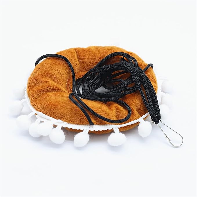 5 in 1 Ferret Rat Guinea Hammock and Warm Bed, Soft Cotton Guinea Pig Hideout Hammock Tunnel, Hanging Swing Cage Accessories for Hamster Sugar Glider Squirrel