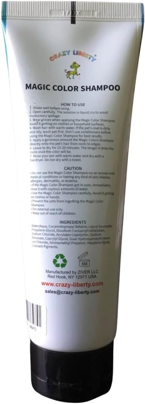 Crazy Liberty Magic Color Shampoo (Blue)