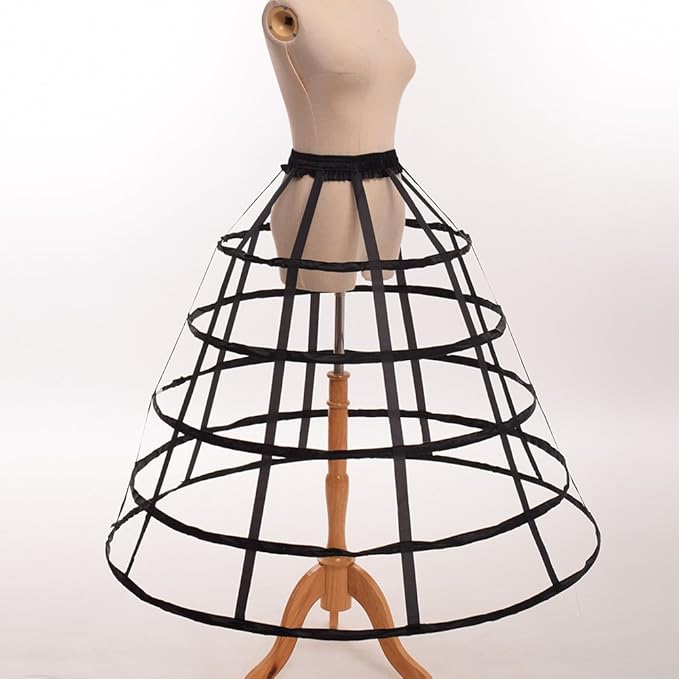 Pannier Petticoat Women Victorian Bustle Cages Hoop Skirt Cage Skirt for Women