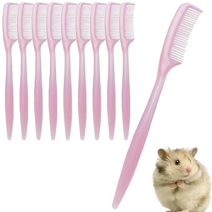 Bunny Brush for Grooming, Small Animal Grooming Comb - Hamster Brush,for Tiny Pet Ferret Indoor Home Coat Sensitive Skin Daily Care