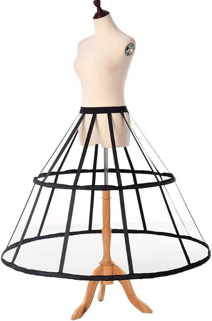 Pannier Petticoat Women Victorian Bustle Cages Hoop Skirt Cage Skirt for Women
