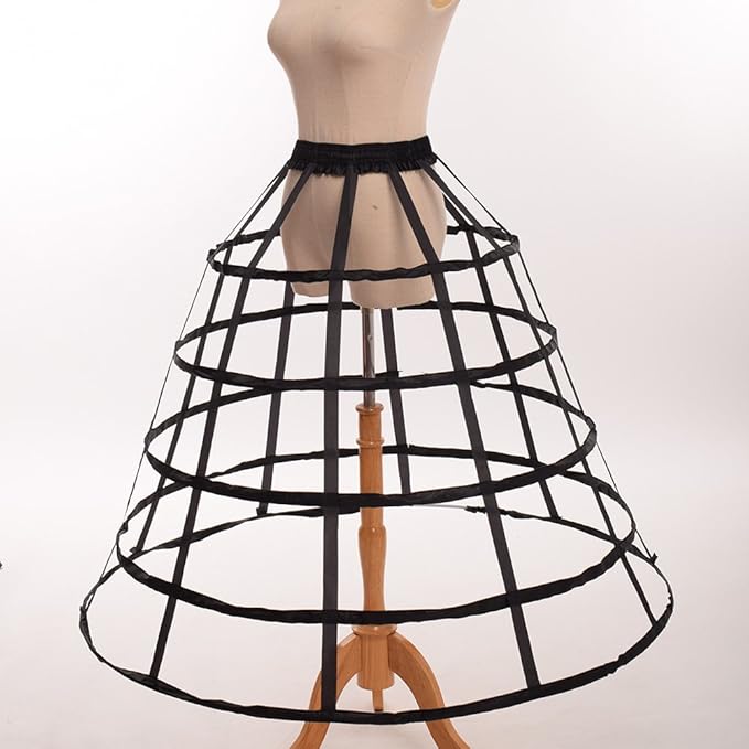 GRACEART Victorian Dress Pannier Hoop Skirt Bustle Cage Skirt